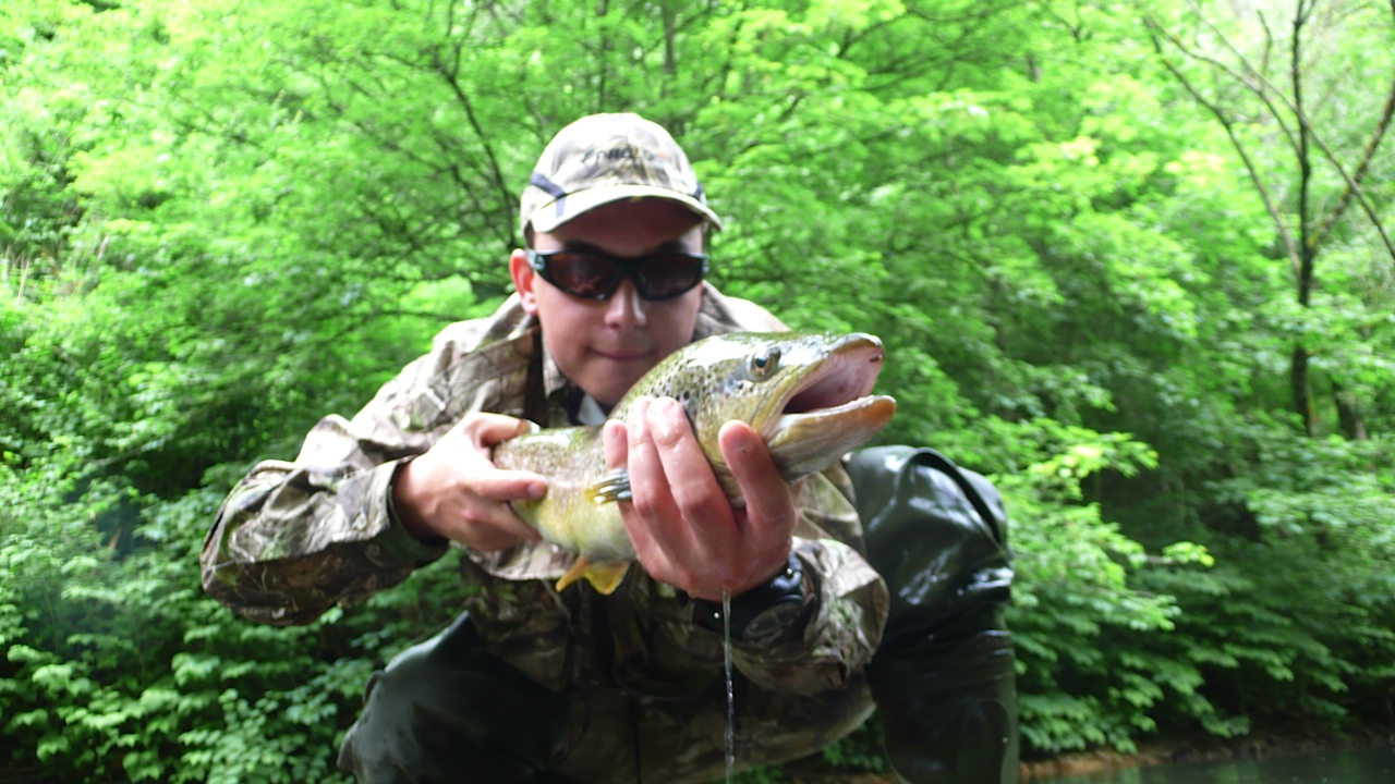 One of my best friends. It was very difficult to catch it with my small nymph