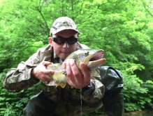 One of my best friends. It was very difficult to catch it with my small nymph