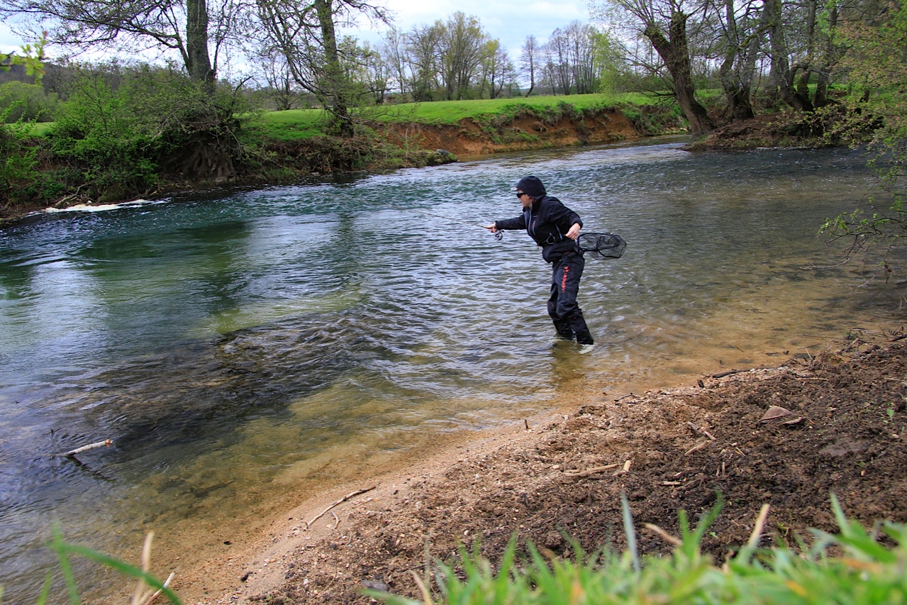 Sending a streamer in my native river