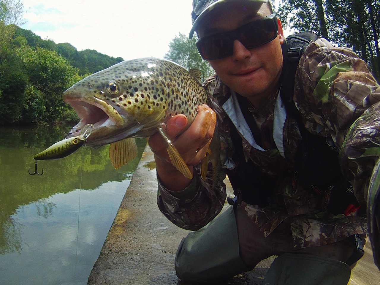 Sometimes I use a lure rod when I feel a squadminnow feever