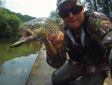 Sometimes I use a lure rod when I feel a squadminnow feever