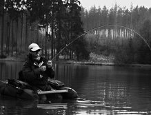 Velké monstrum na prutu, nakonec se mi tuto rybu ale nepodařilo zdolat!