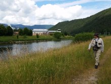 Váh nad papírnou v Ružomberoku