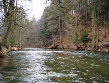 Velice pěkná část řeky skrývá nejedno překvapení