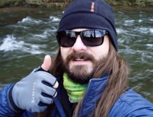 Unavený, ale velice spokojený autor... Krásný den u vody! Aleš