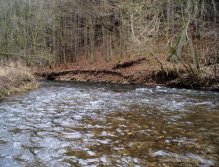 Velice pěkná proudná část řeky