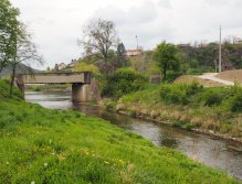 Kocába u soutoku s Vltavou