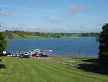 Pohled od rybářské chaty