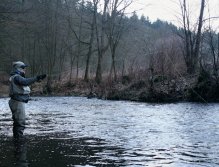 Správné vedení mušek při lovu na českou nymfu.