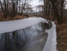 Jedno z mála míst vhodných k zimnímu muškaření