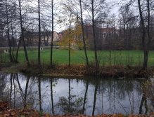 Pomalý úsek s želivským klášterem v pozadí