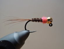 AR Hot Pink Thorax French Nymph