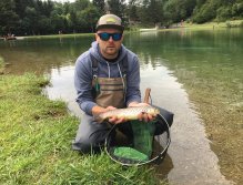 Jezerní muškaření v Trentino