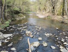 Zbirožský potok u Skryjských jezírek