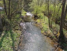 Zbirožský potok u Skryjských jezírek