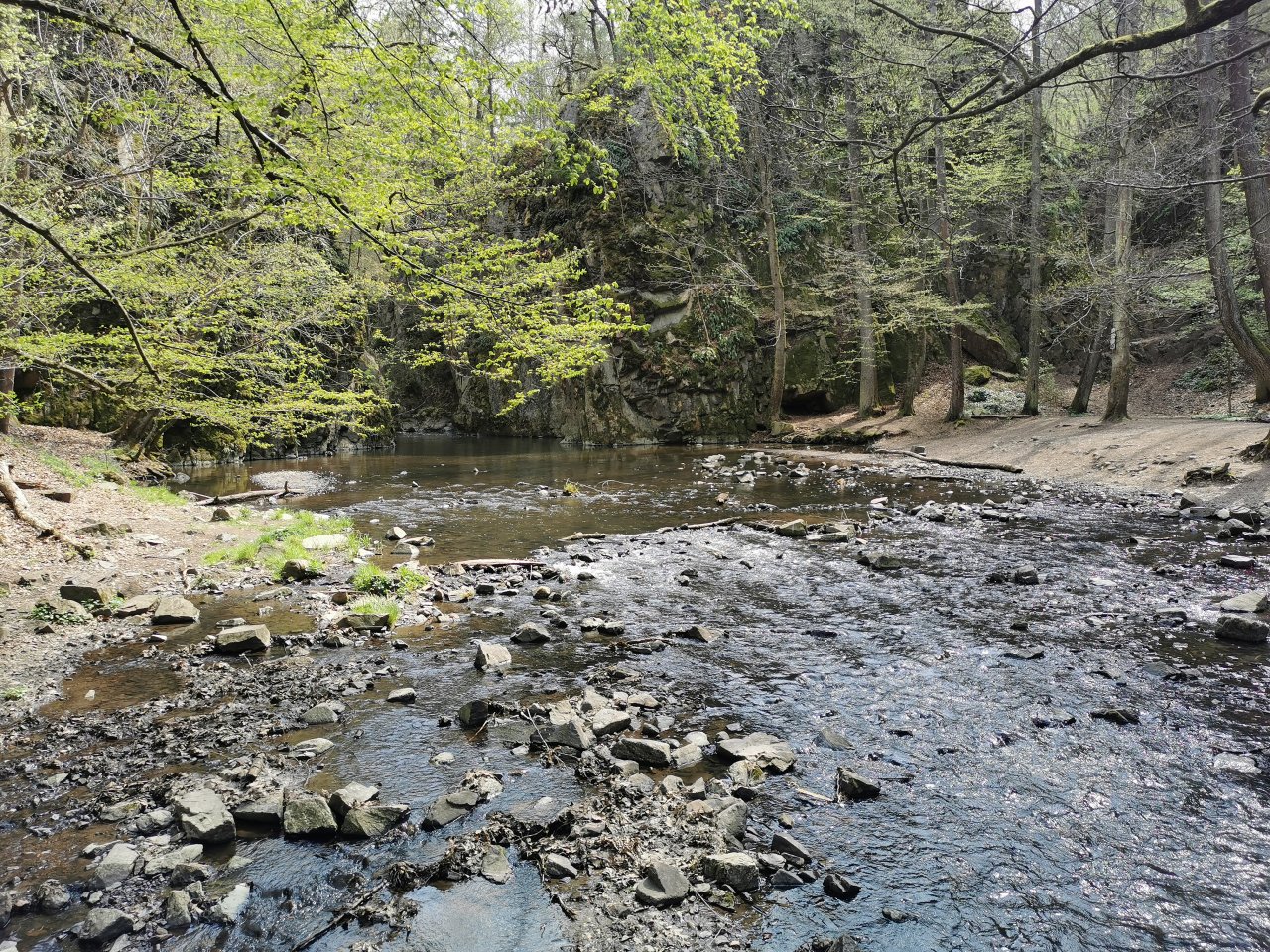 Zbiro�sk� potok u Skryjsk�ch jez�rek