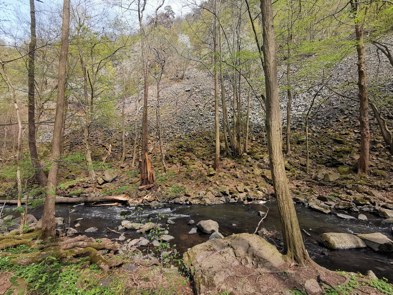 Zbiro�sk� potok u Skryjsk�ch jez�rek