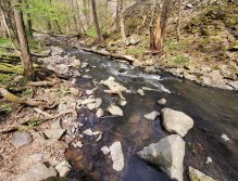 Zbirožský potok u Skryjských jezírek