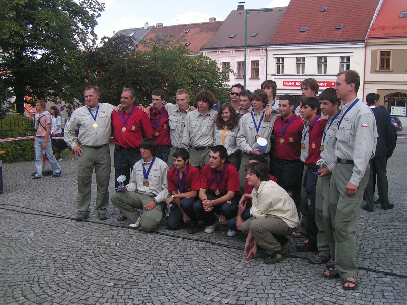 Czech and Spanish teams photo