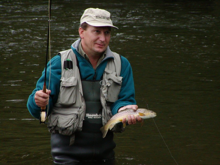 Another trout that could not resist Ji�i's fly