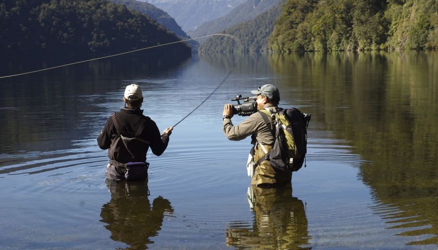 Filming for *once in a Blue Moon*, New Zealand