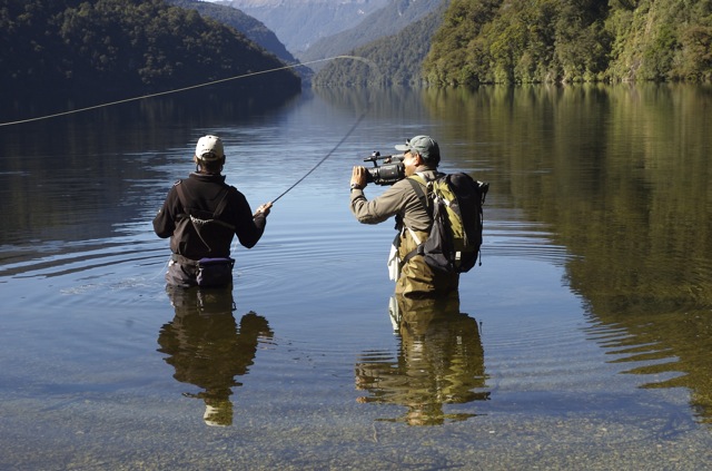 Filming the casting sequence at the start of Once in a Blue Moon