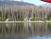 The cabins for the Guides and other resort workers