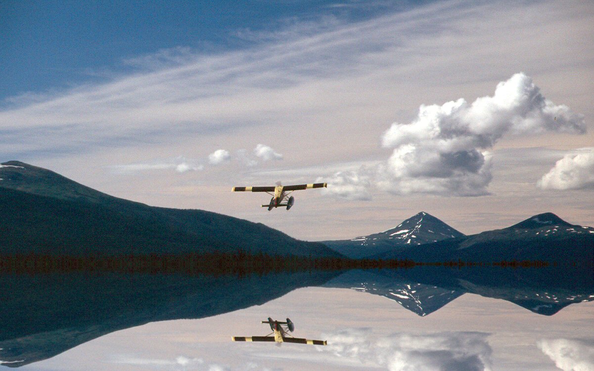 When the Beaver has disappeared and all sounds faded away, you left behind in complete wilderness