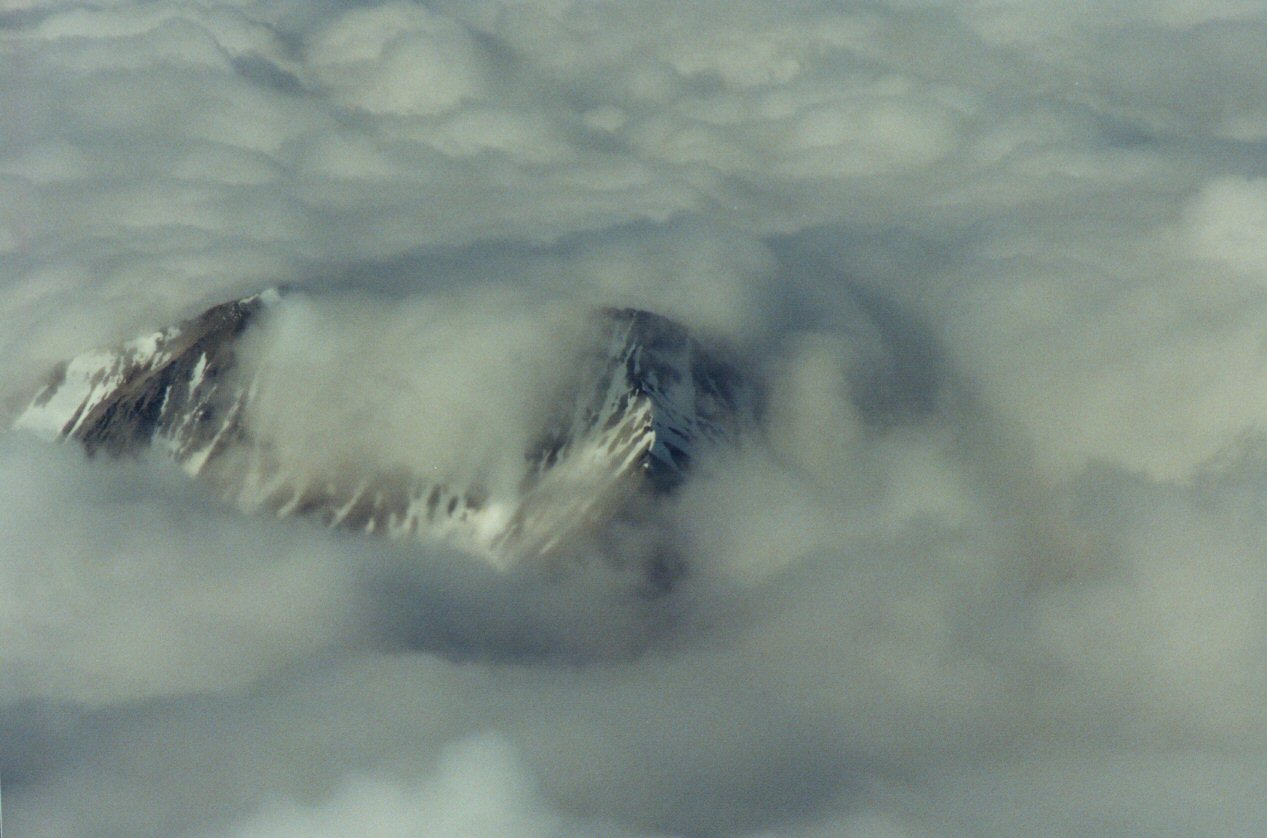 En route to lodge by plane