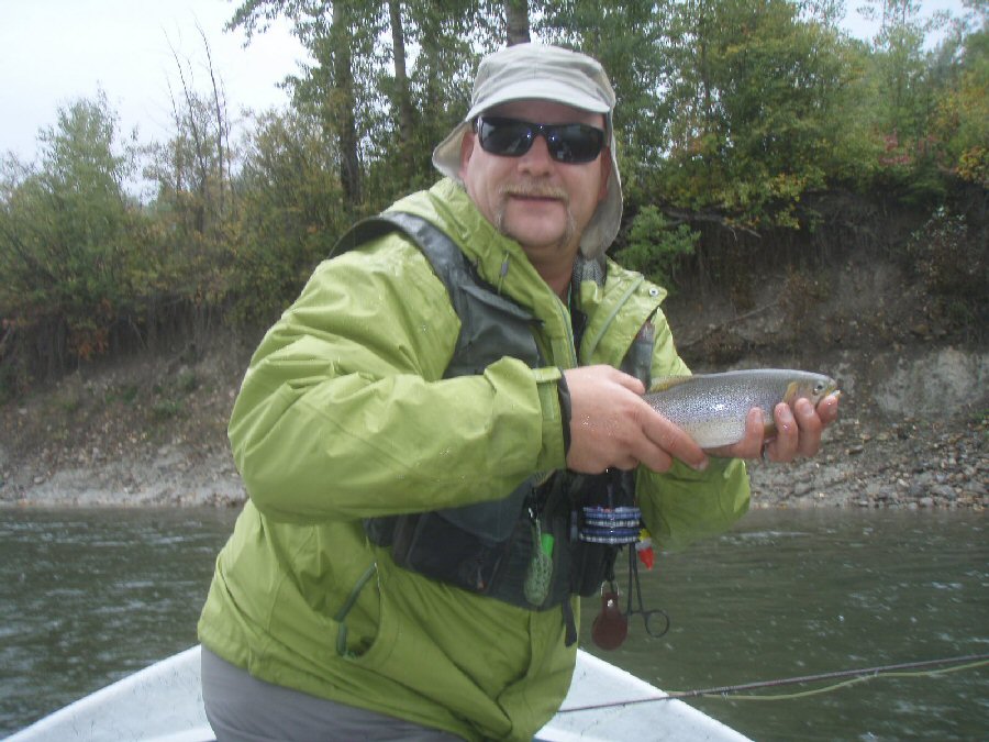 A small reward on a dry fly