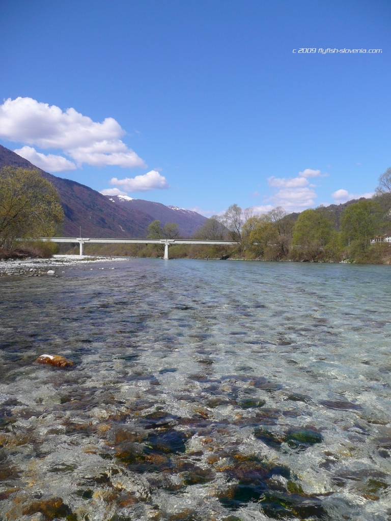 Middle part of the river above Tolmin