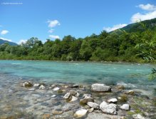 Soča river rapids