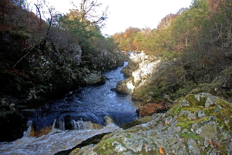 Wild unspoilt Scottish highland country