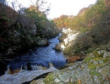 Wild unspoilt Scottish highland country