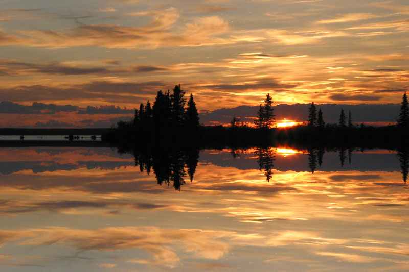 Reflections of the sun