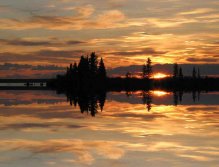 Reflections of the sun