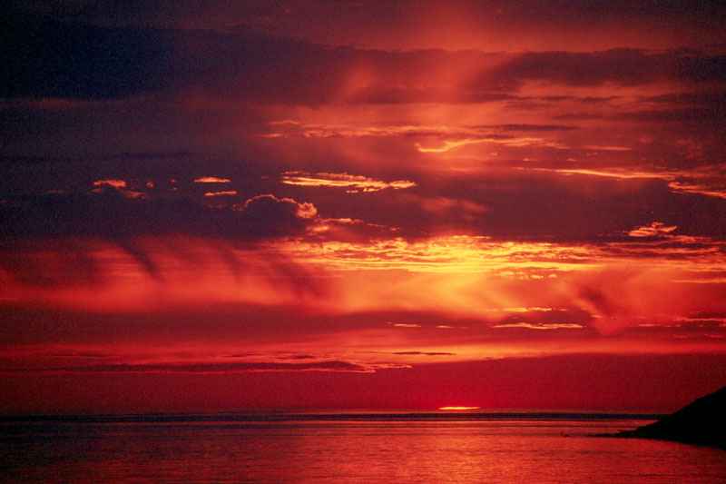 Sunset over Newfoundland