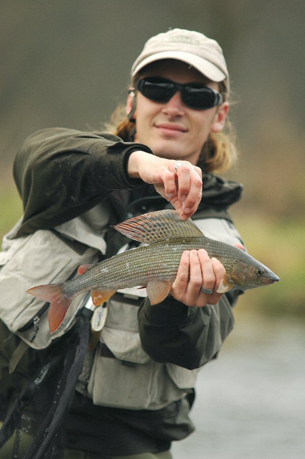 Again Alex and his grayling