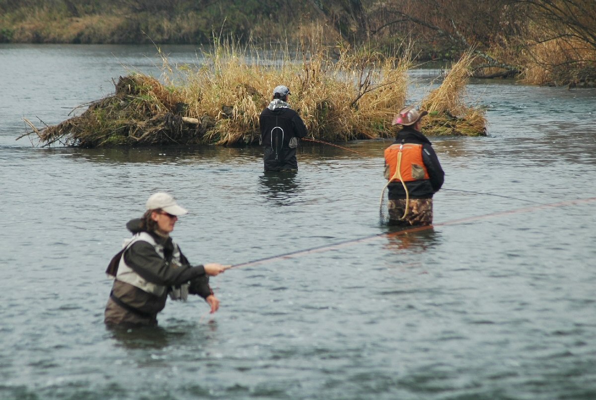 Fishing one of the popular stretches