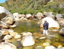 Changing to a weighted nymph, to catch a fish, feeding deep in a deep run