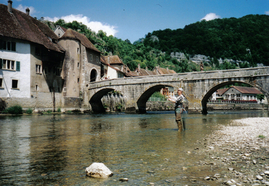 Fishing with hundreds of years of history around you