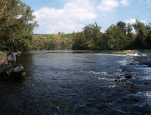 Ohře 8 pod nádrží Nechranice