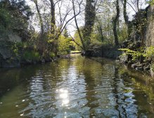 Botič v Praze Záběhlicích