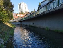 Botič v Praze Záběhlicích