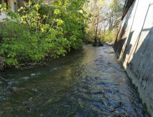 Botič v Praze Záběhlicích