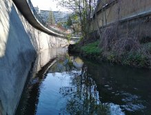 Botič v Praze Záběhlicích