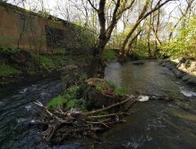 Botič v Praze Záběhlicích