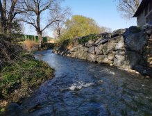 Botič v Praze Záběhlicích