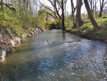 Botič v Praze Záběhlicích