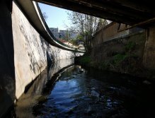 Botič v Praze Záběhlicích